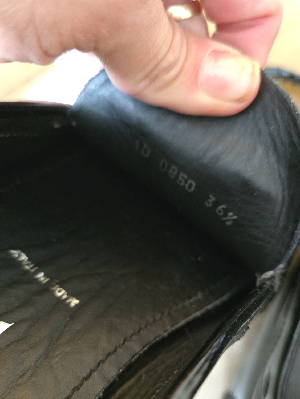 Prada Black Patent Leather Penny Loafers 36.5 - Picture 5 of 8